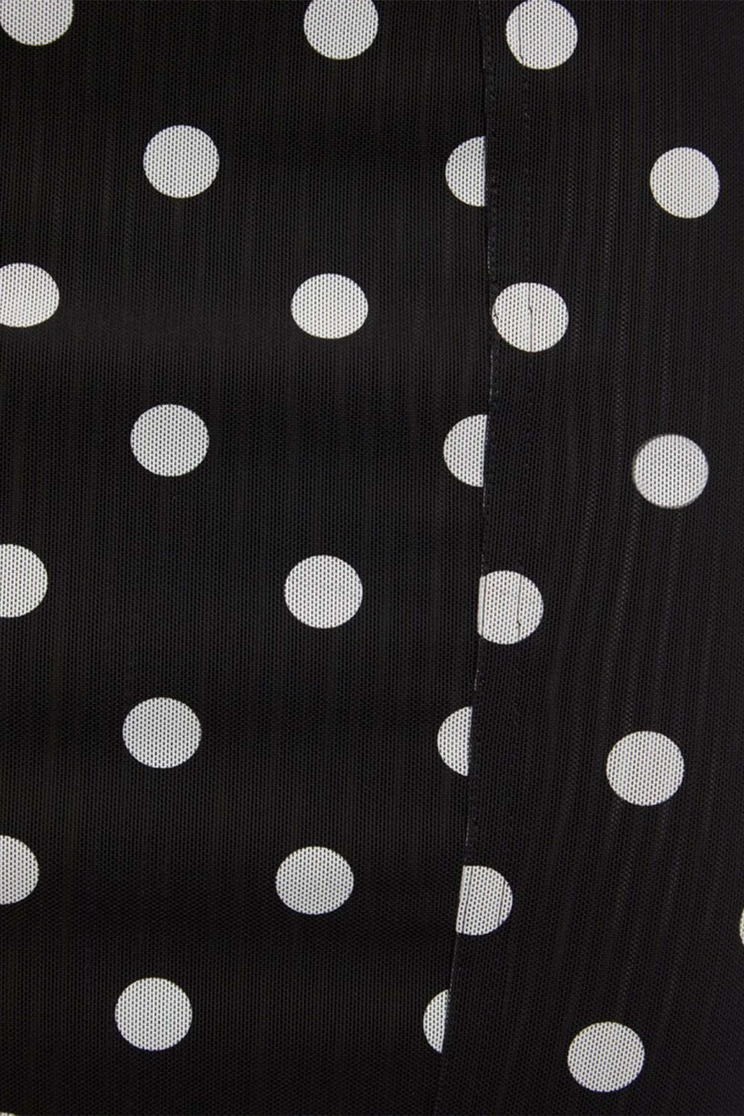 Polka Dot Print Sleeveless Midi Slip Dress