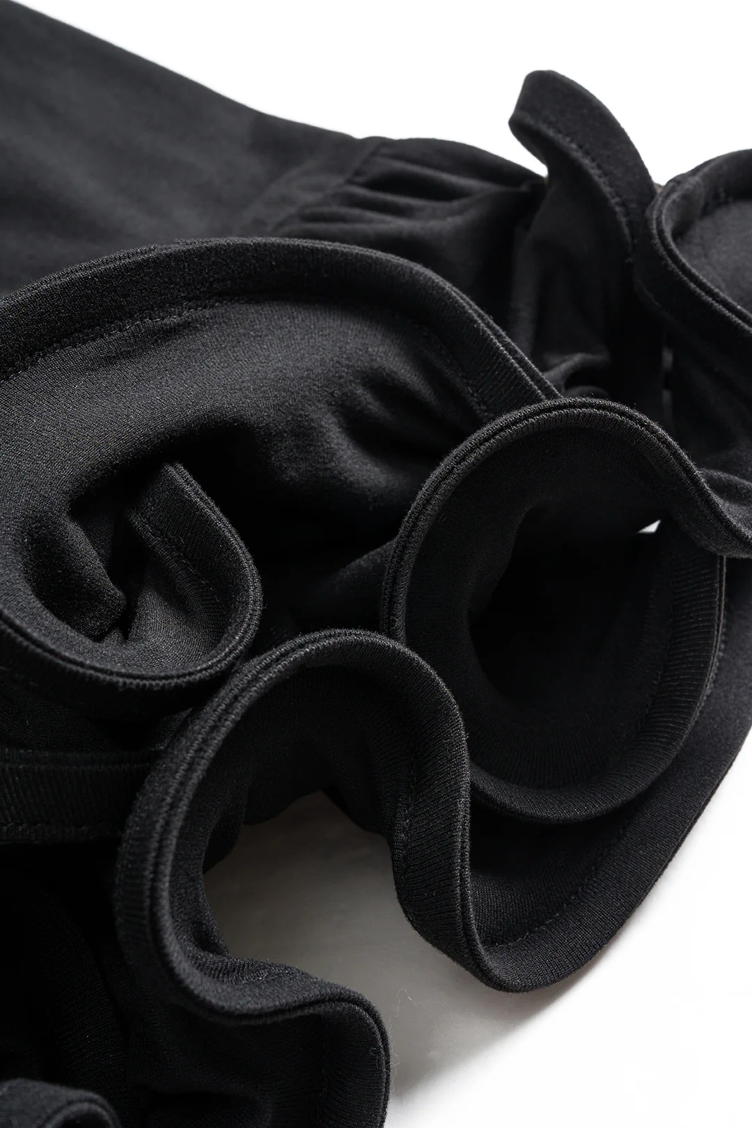 Ruffled U-Neck Sleeveless Mini Dress