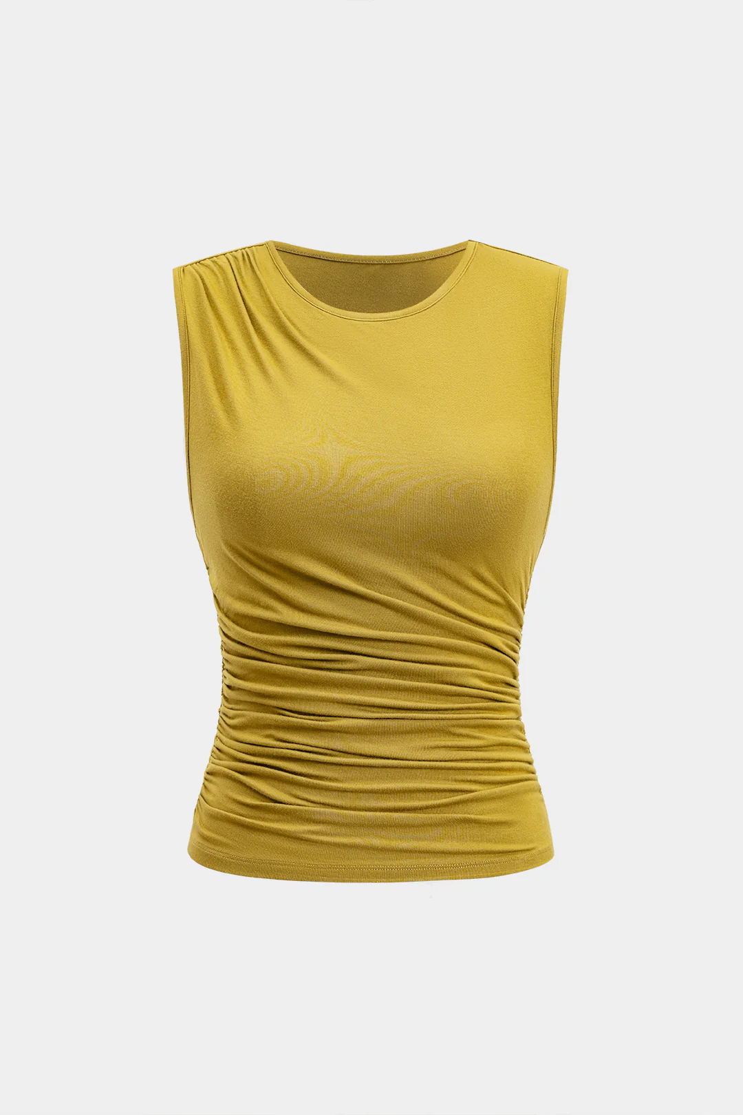 Tank Top and Ruched Knot Skirt Set