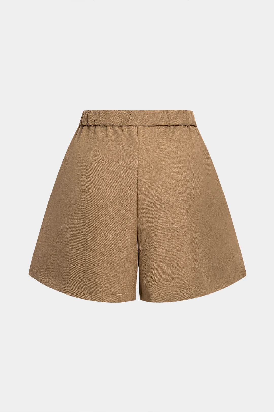 Pleated Wide-Leg Shorts