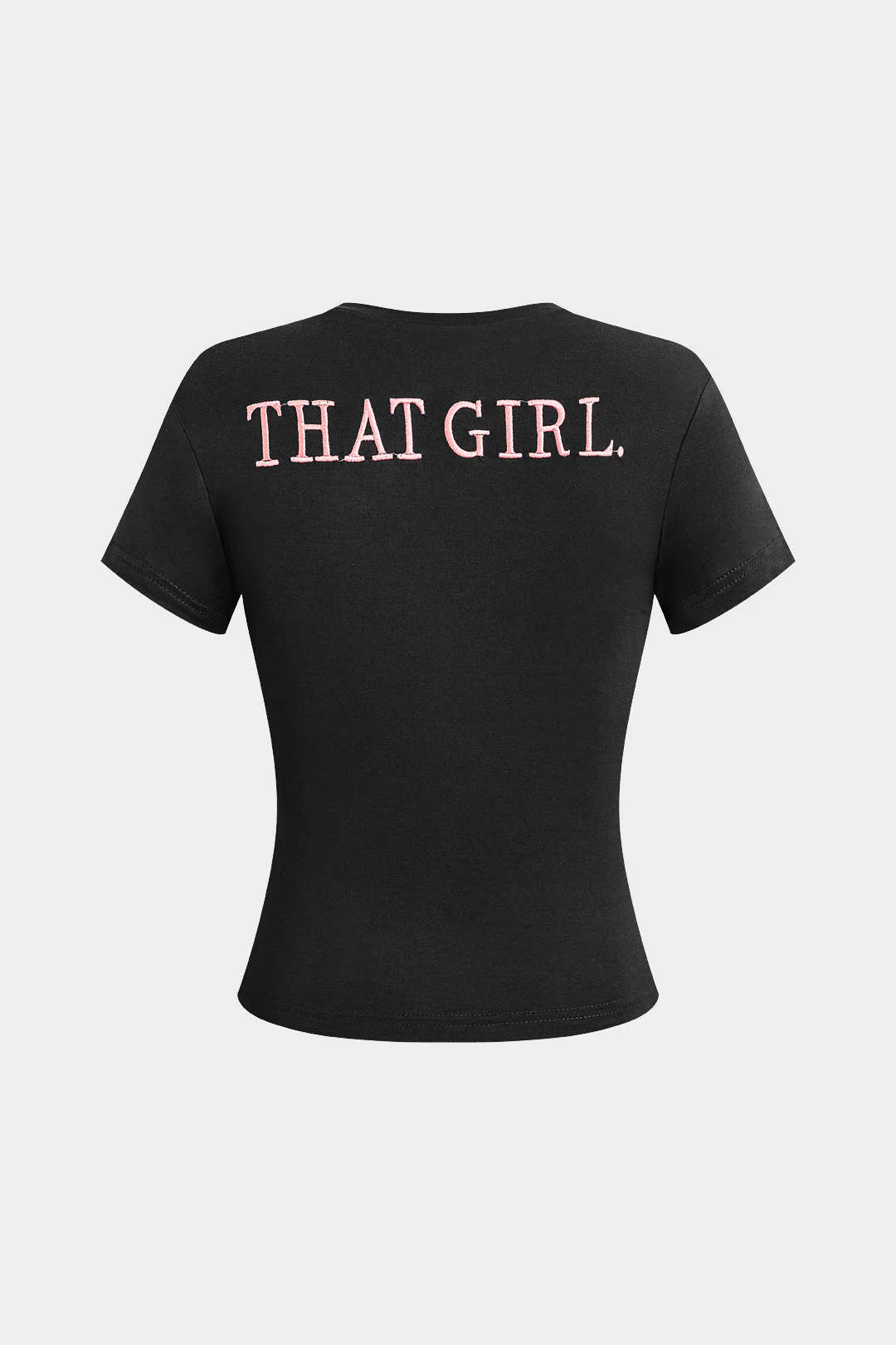 Letter Printed T-shirt and Tassel Drawstring Pant Set