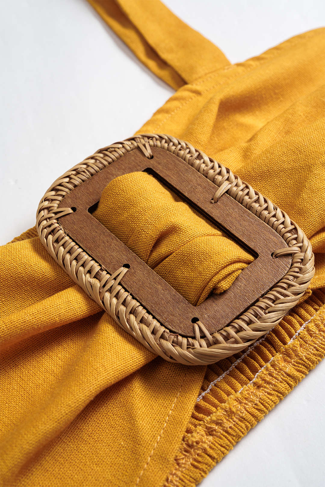 Linen Ruched Smocked Cami Top And Solid Shorts Set