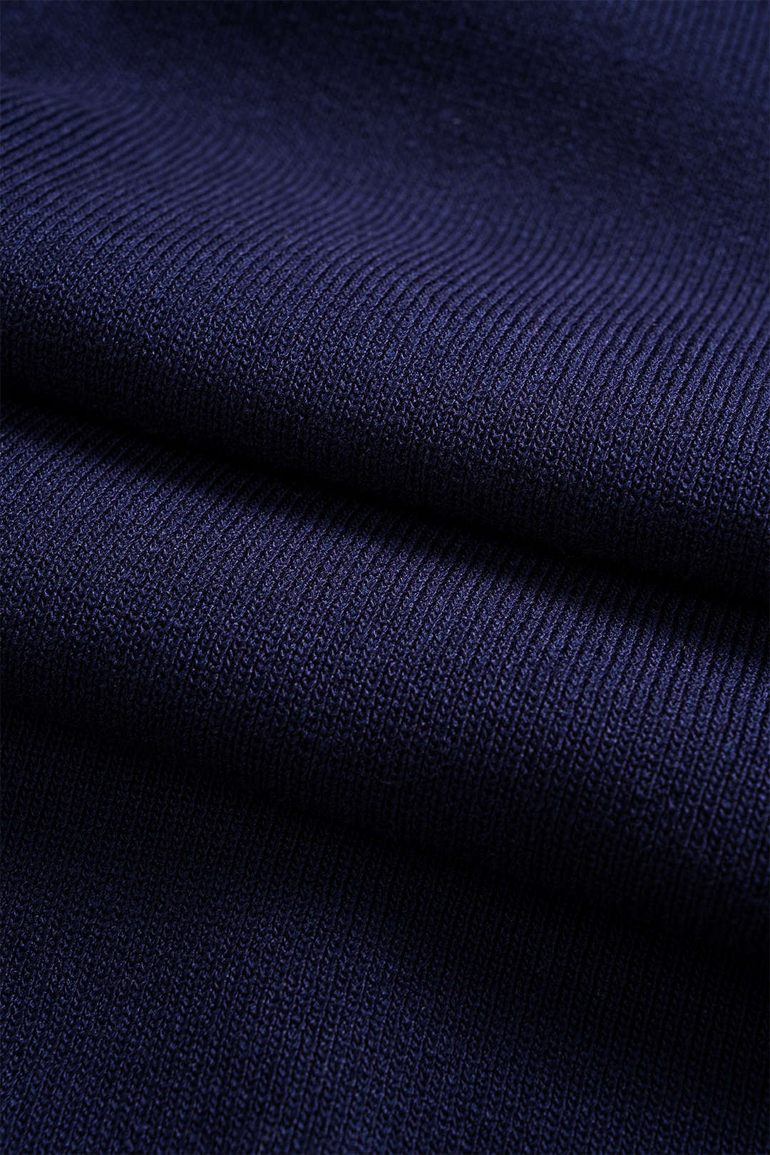 Contrasting Button Long-Sleeve Top and High-Waist Skirt Set