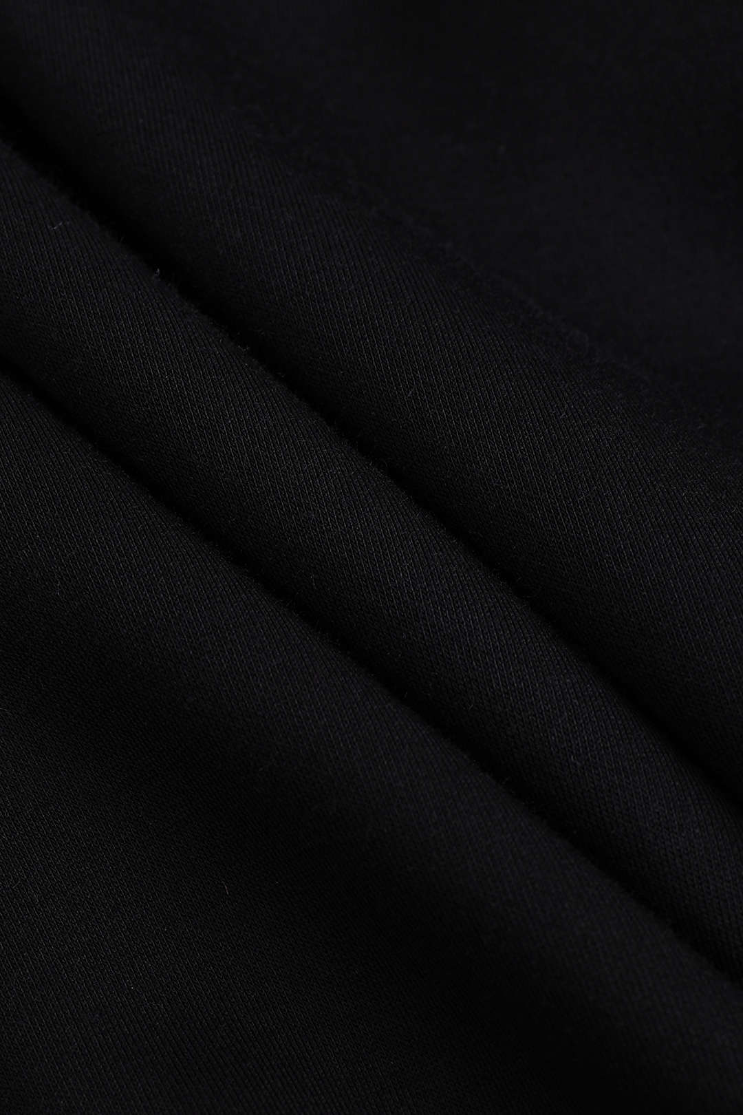 Denim Patchwork Long-Sleeved Hoodie