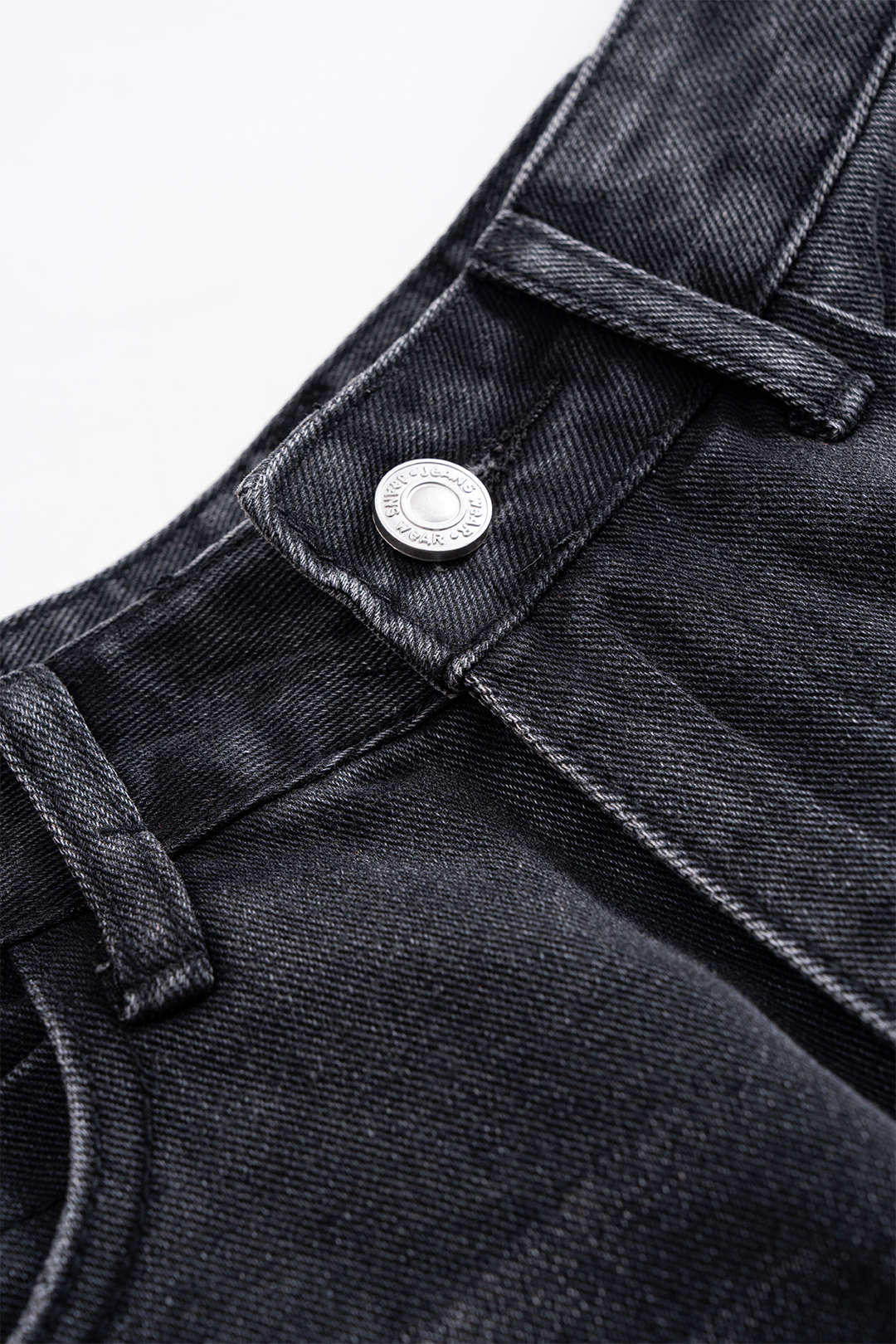 Denim Patchwork Irregular Hem Jorts