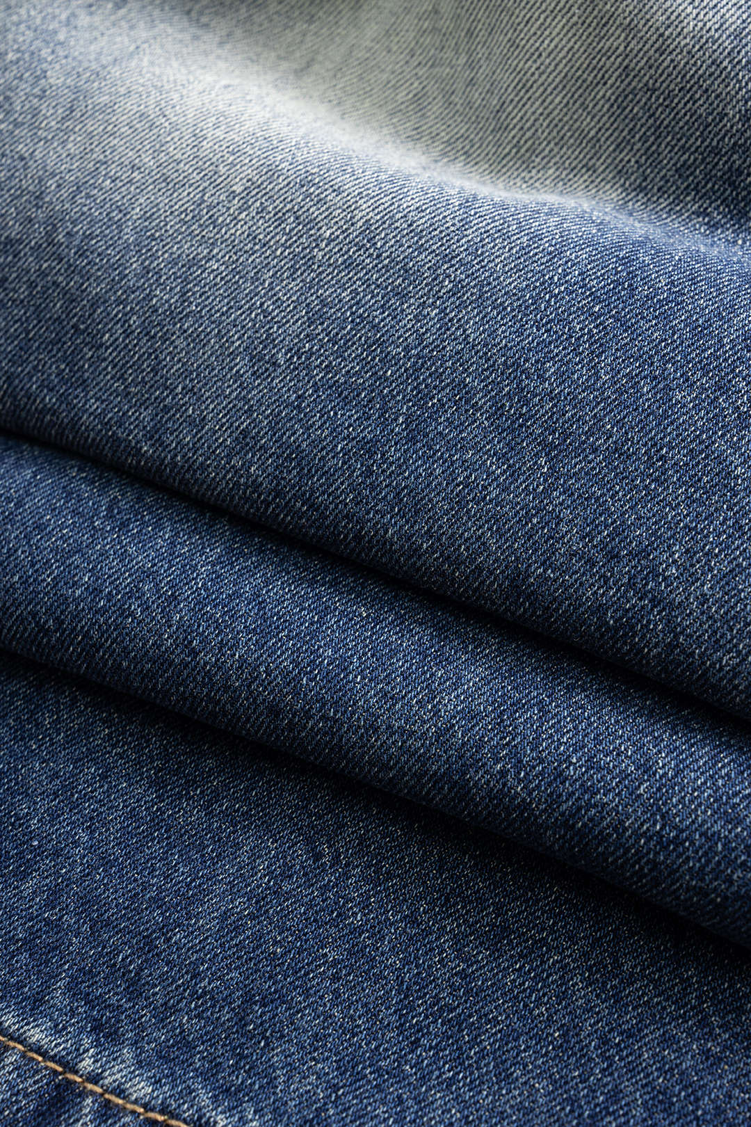 Denim Pocket Zipper Trousers