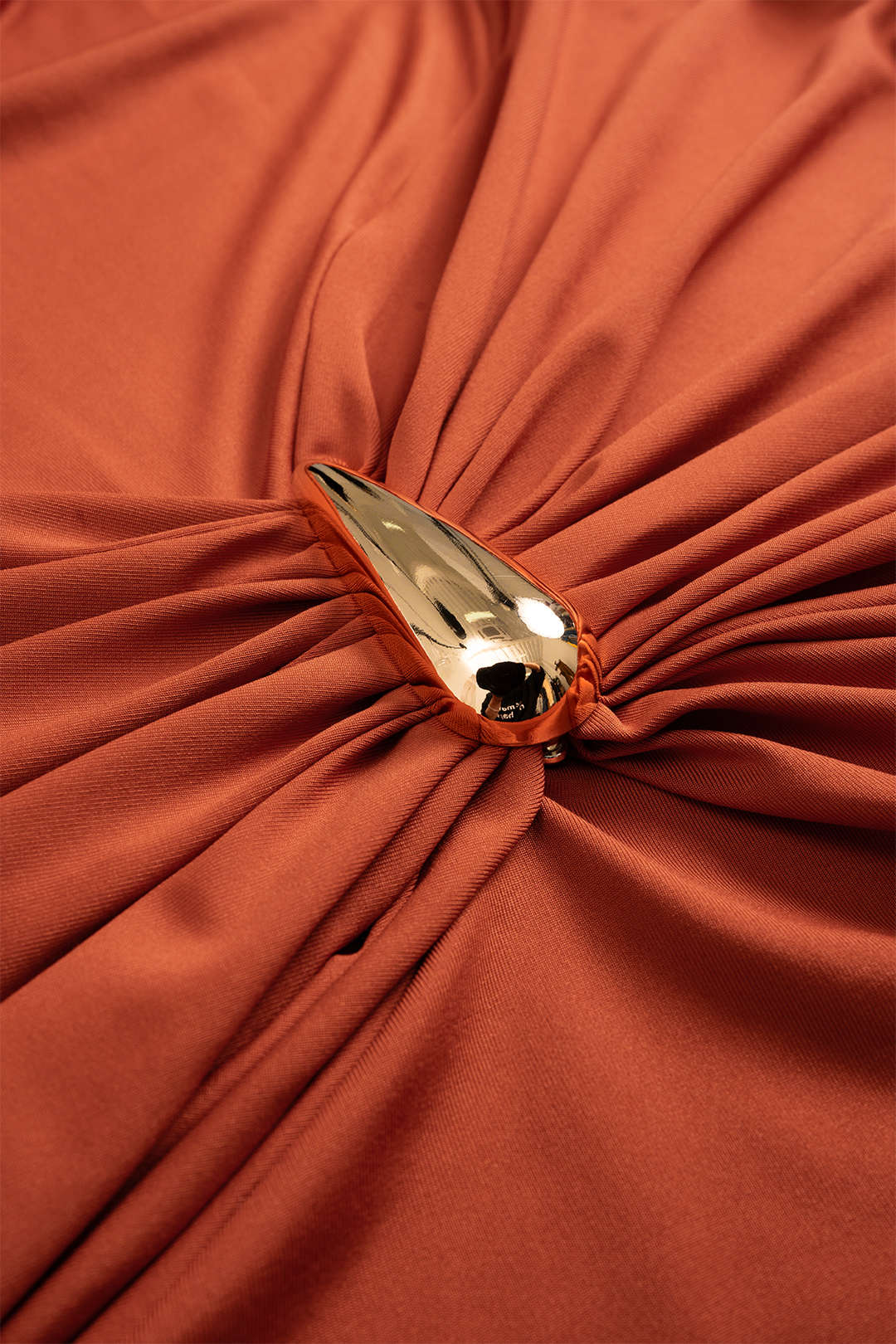 Plus Size Ruched Metallic Decorated Sleeveless Mini Dress