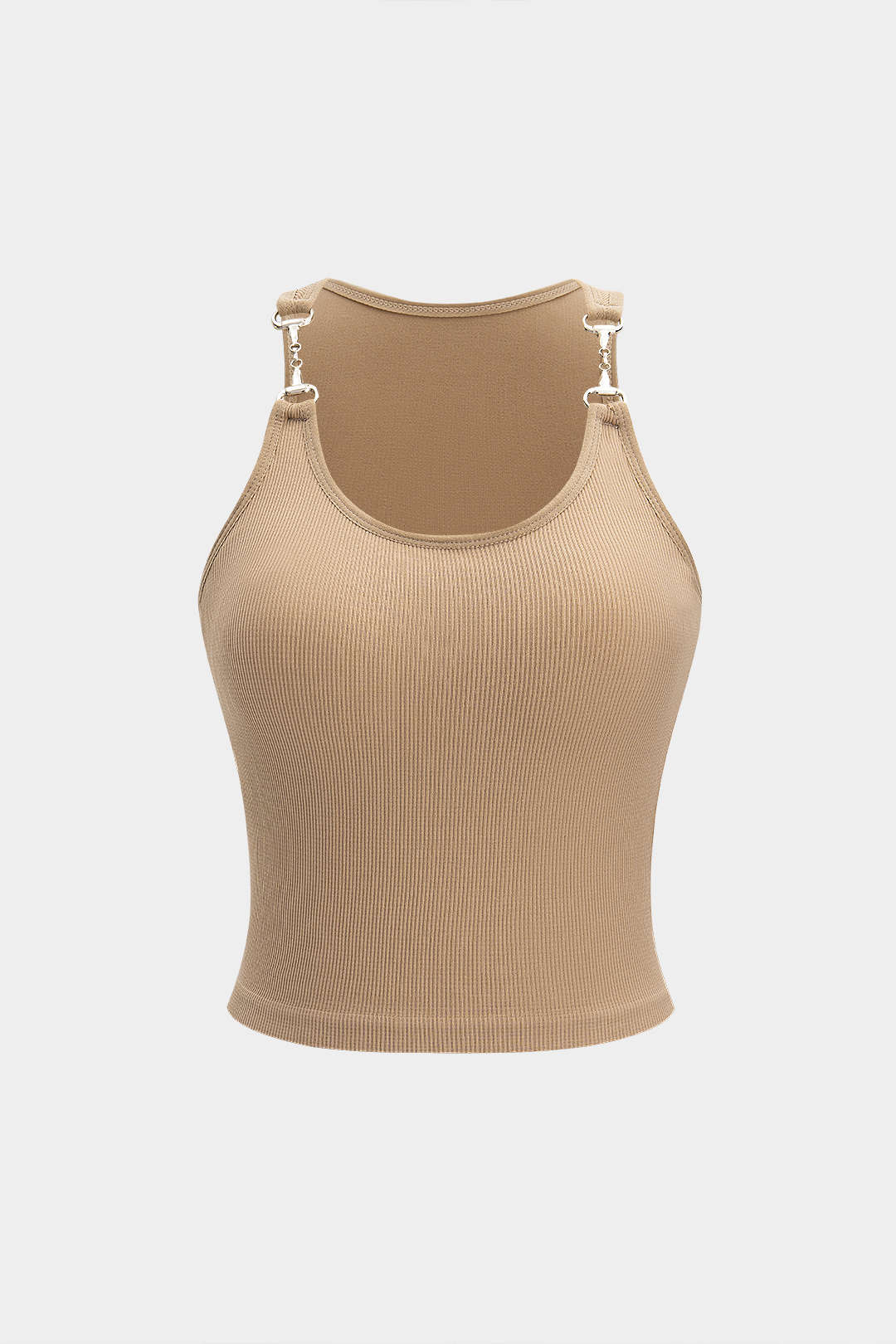 Metallic Decor Sleeveless Cami Top