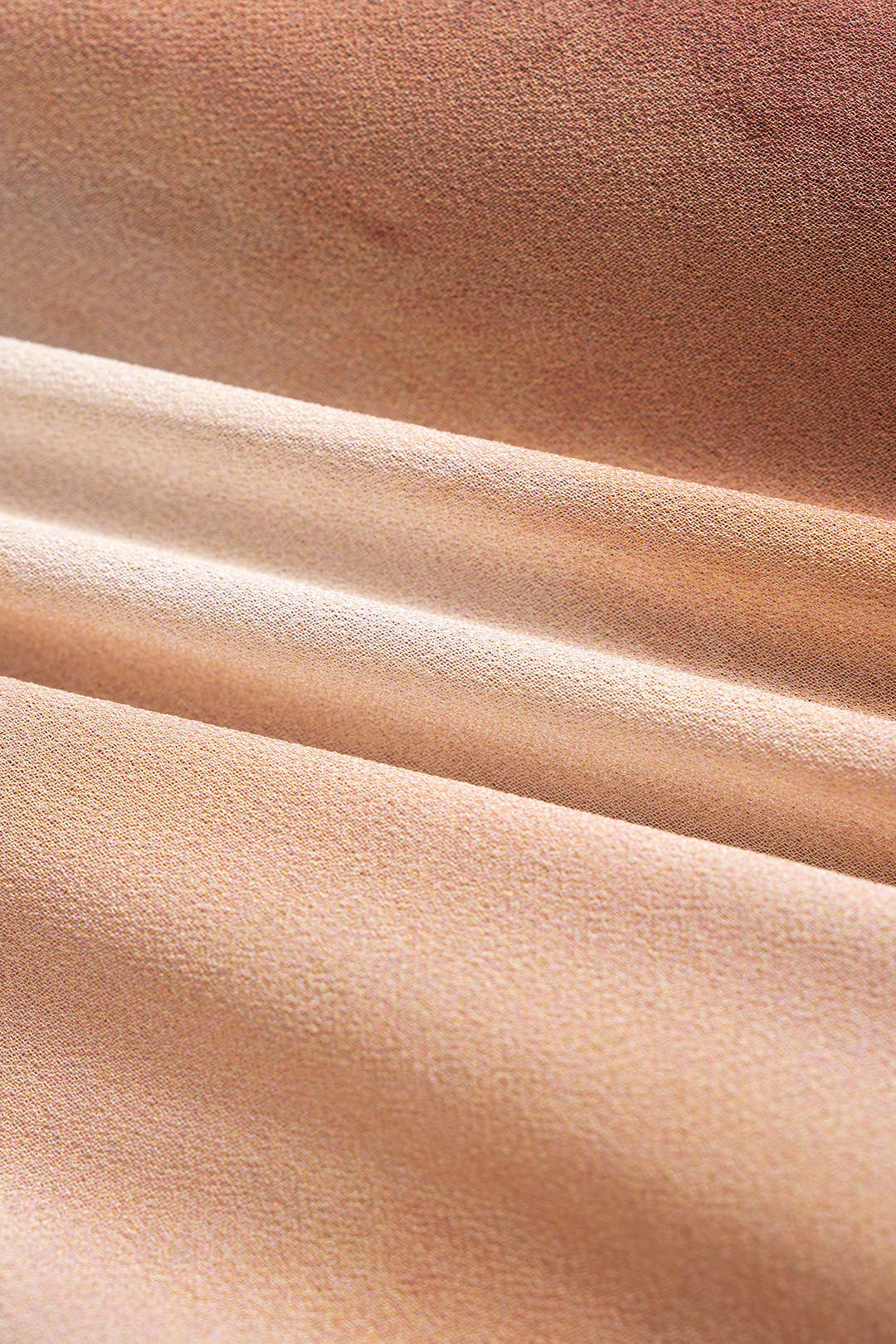 Tie Dye Ombre Print Chiffon Button Ruffle Long Sleeve Blouse