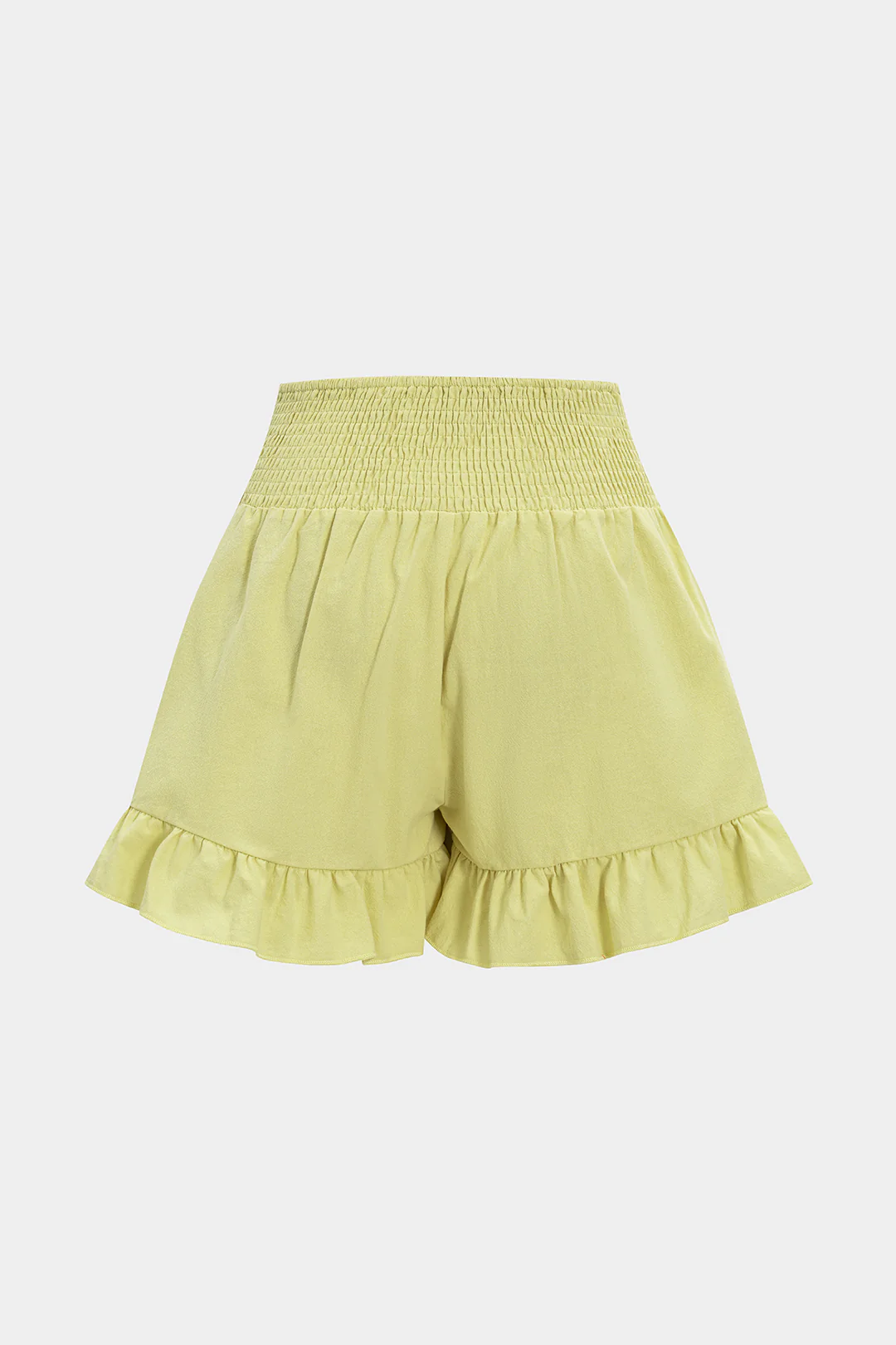 Floral Print Embroidered Ruffled Pocket Shorts