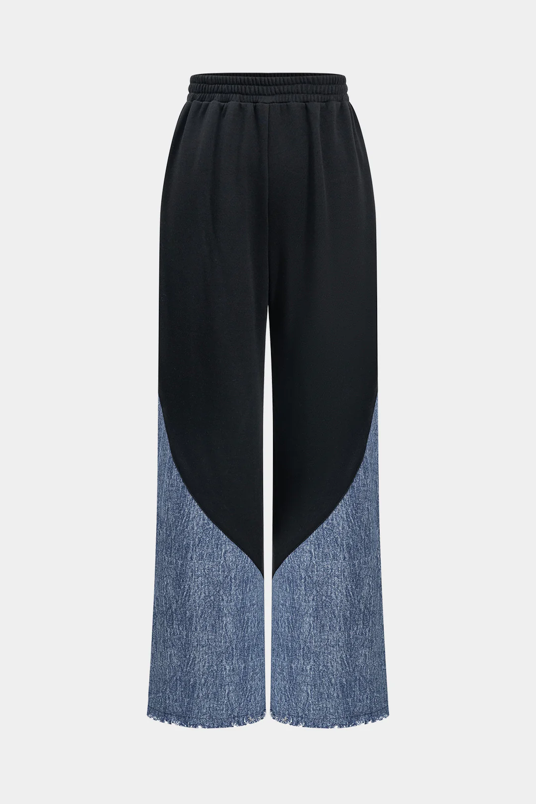 Patchwork Denim Trousers