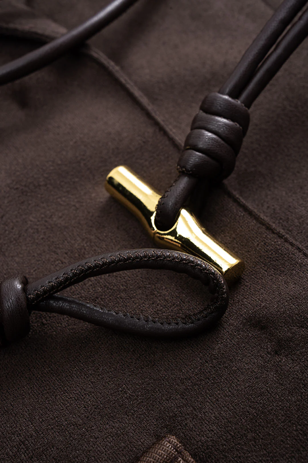 Faux Leather Suede V-Neck Patchwork Belted Sleeveless Mini Dress