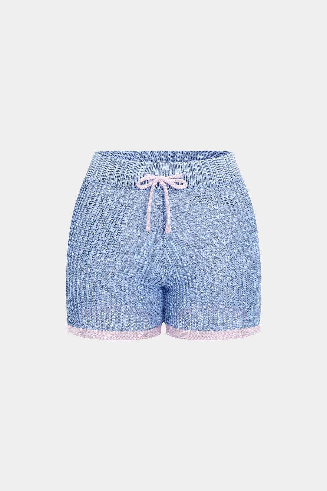 Knit Shorts with Drawstring Pocket