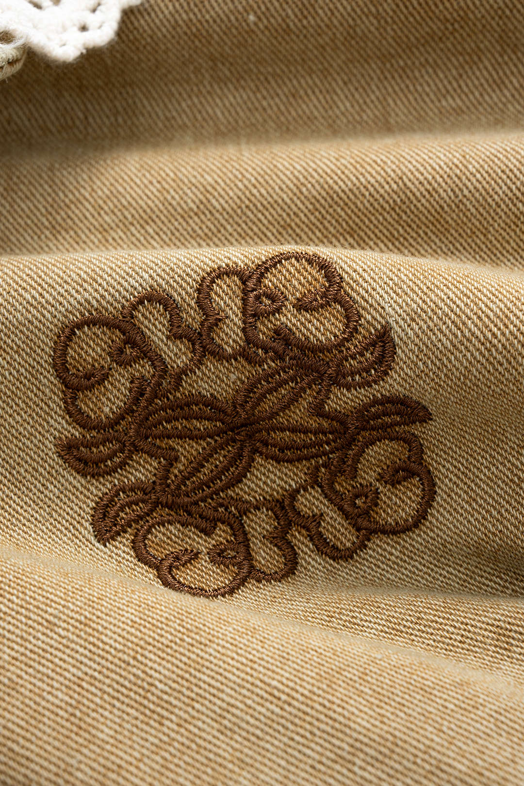 Denim Patchwork Drawstring Outerwear