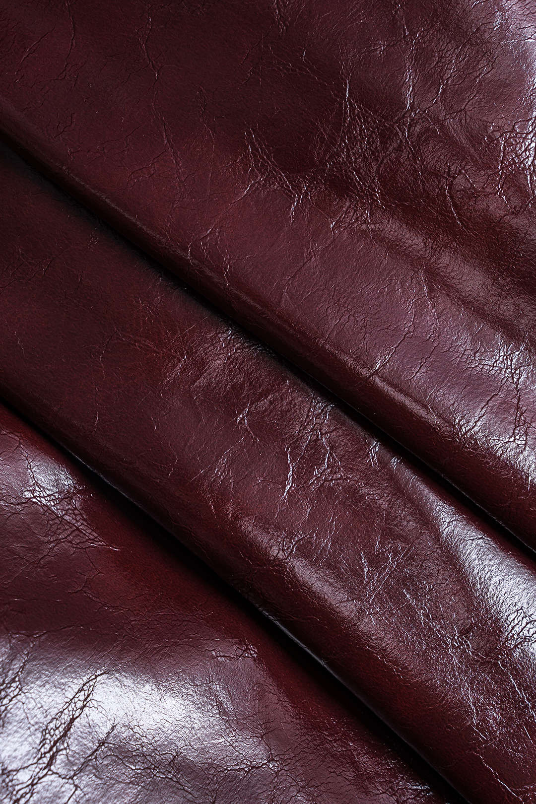 Faux Leather High Waist Metallic Button Skirt