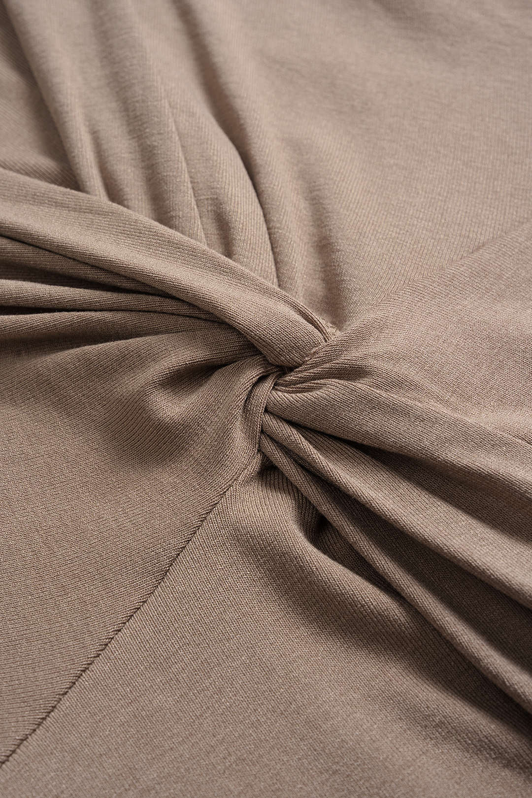 V-Neck Twist Knot Sleeveless Maxi Dress