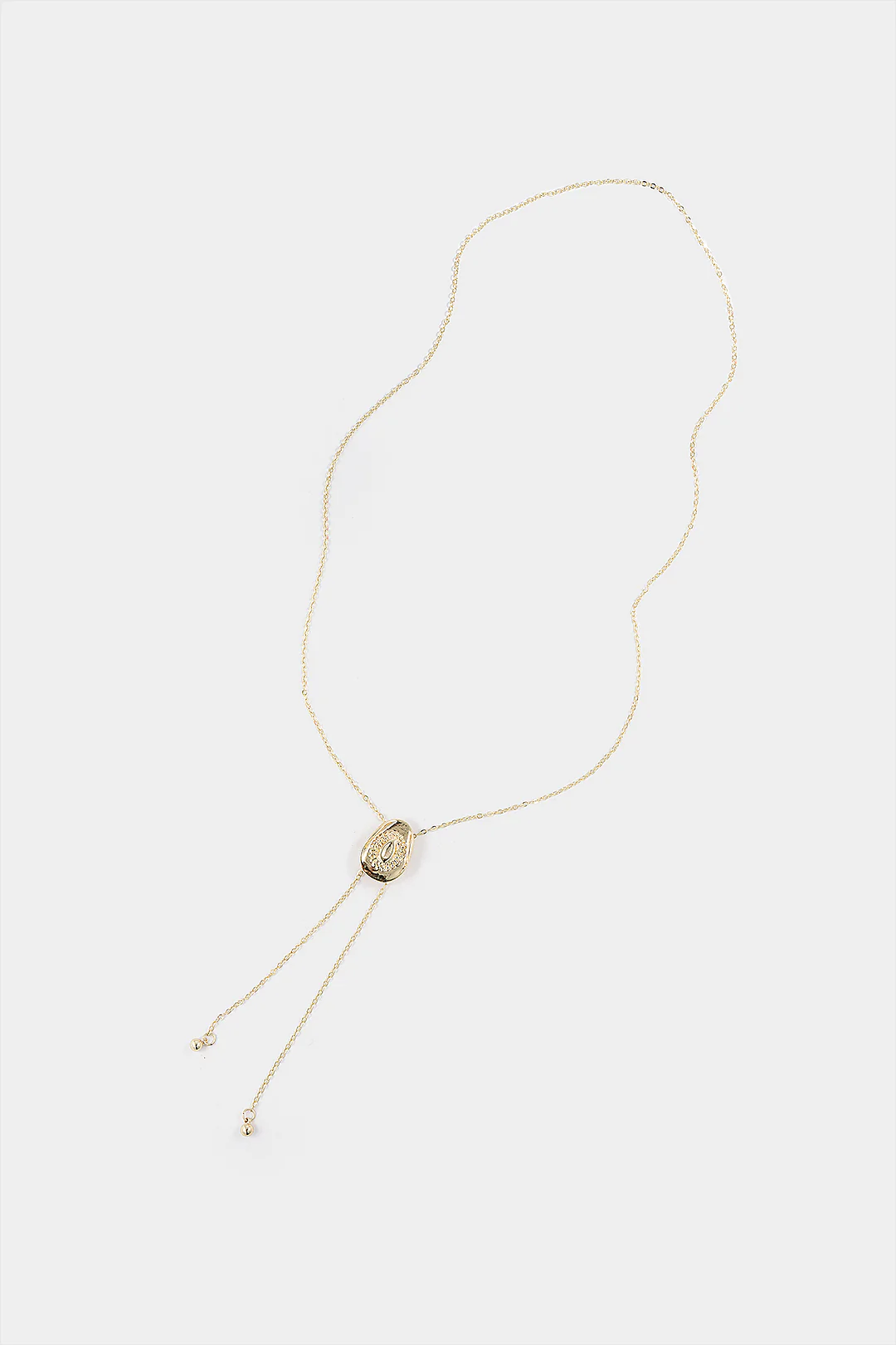 Metallic Irregular Diamond-like Necklaces