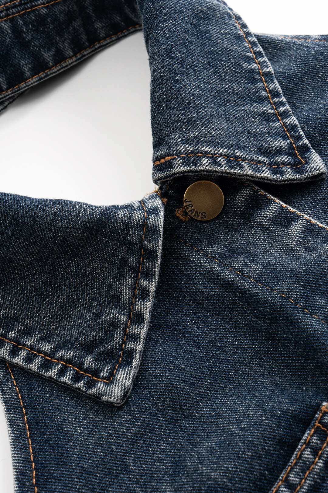 Denim Halter Neck Button Pocket Sleeveless Crop Top