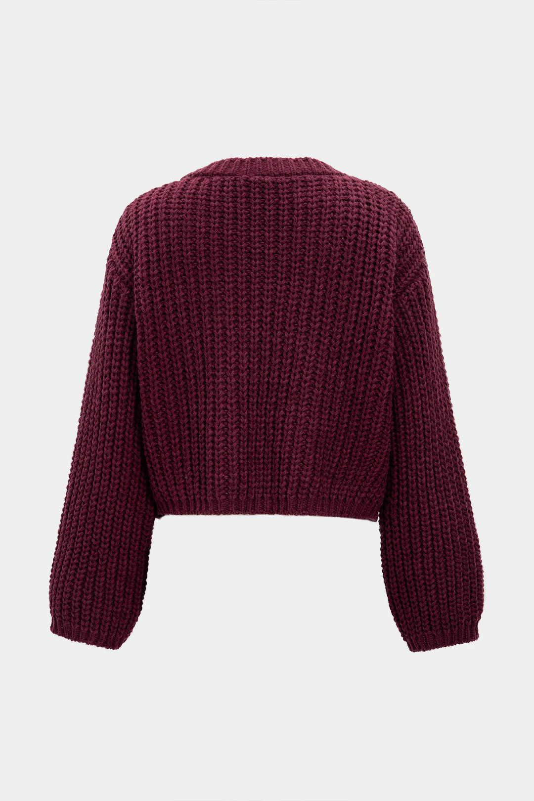 Knit Button Pocket Cardigan