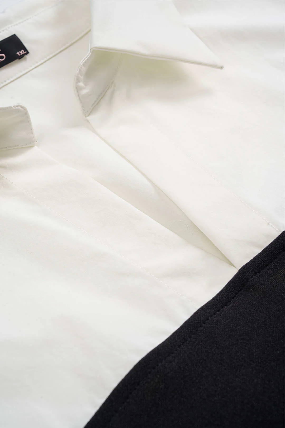 Plus Size Patchwork Short Sleeve Mini Dress