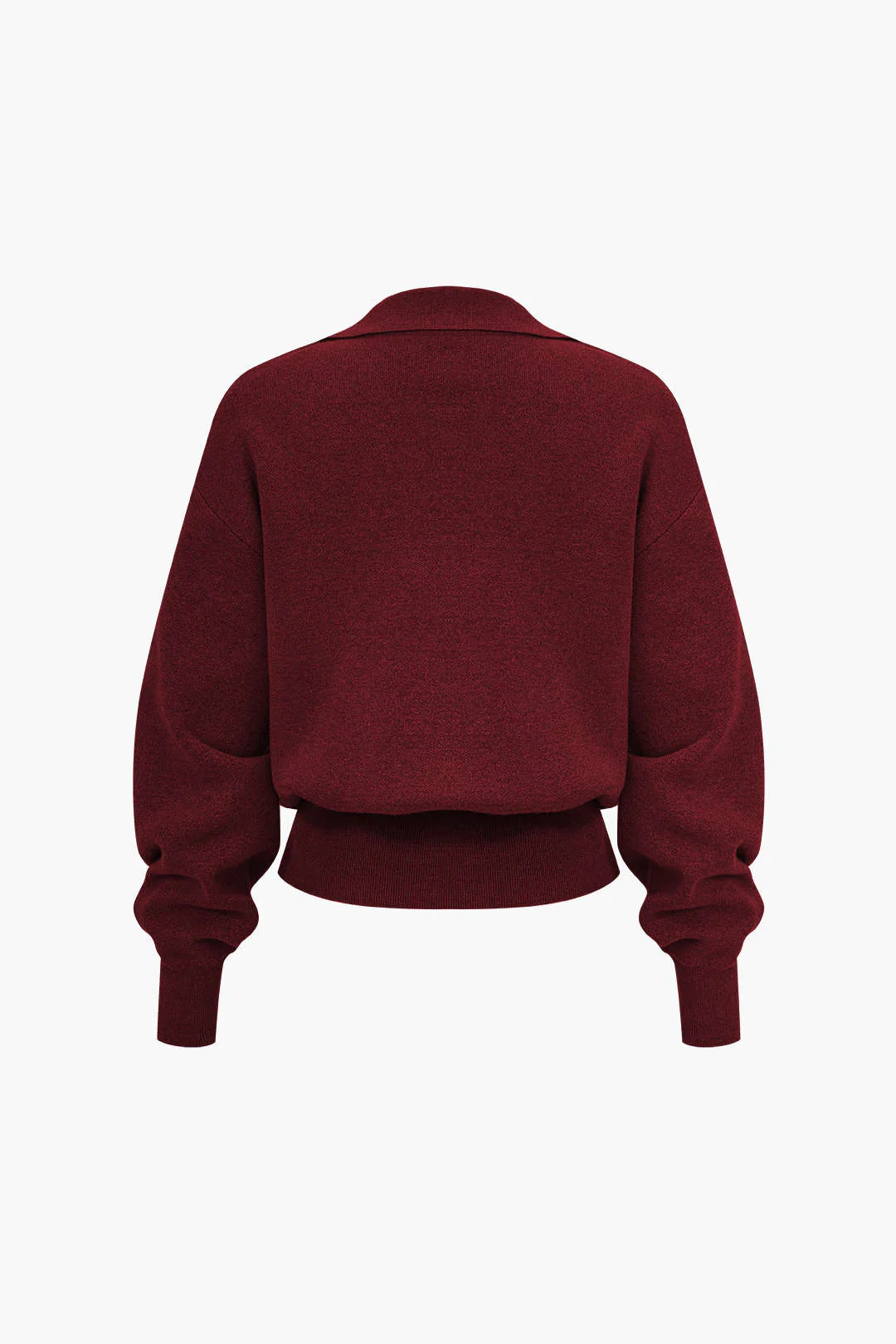 Solid Knit Pocket Cardigan