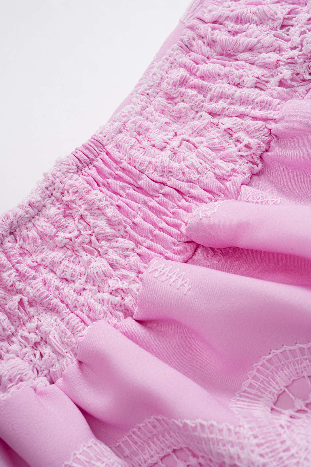 Hollow Out Embroidery Tank Top and Skirt Ensemble