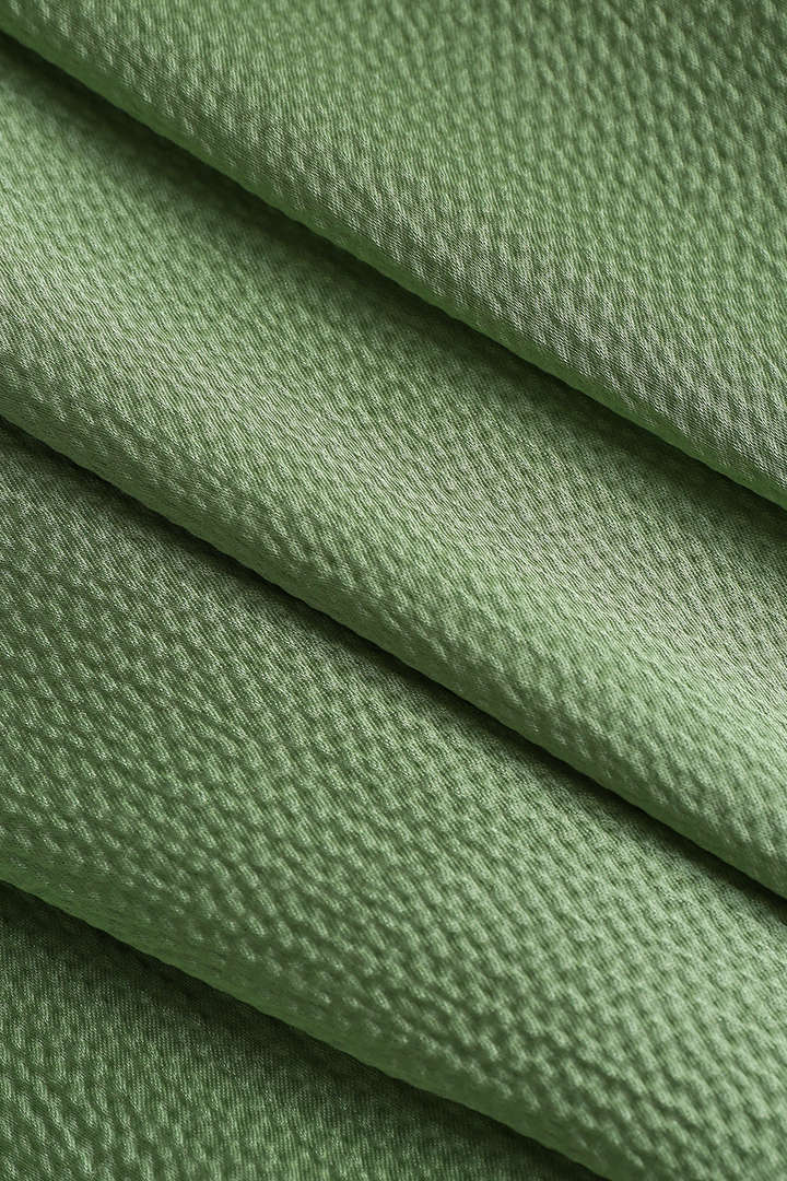 Simple Heavy Satin High-Waisted Wide-Leg Trousers