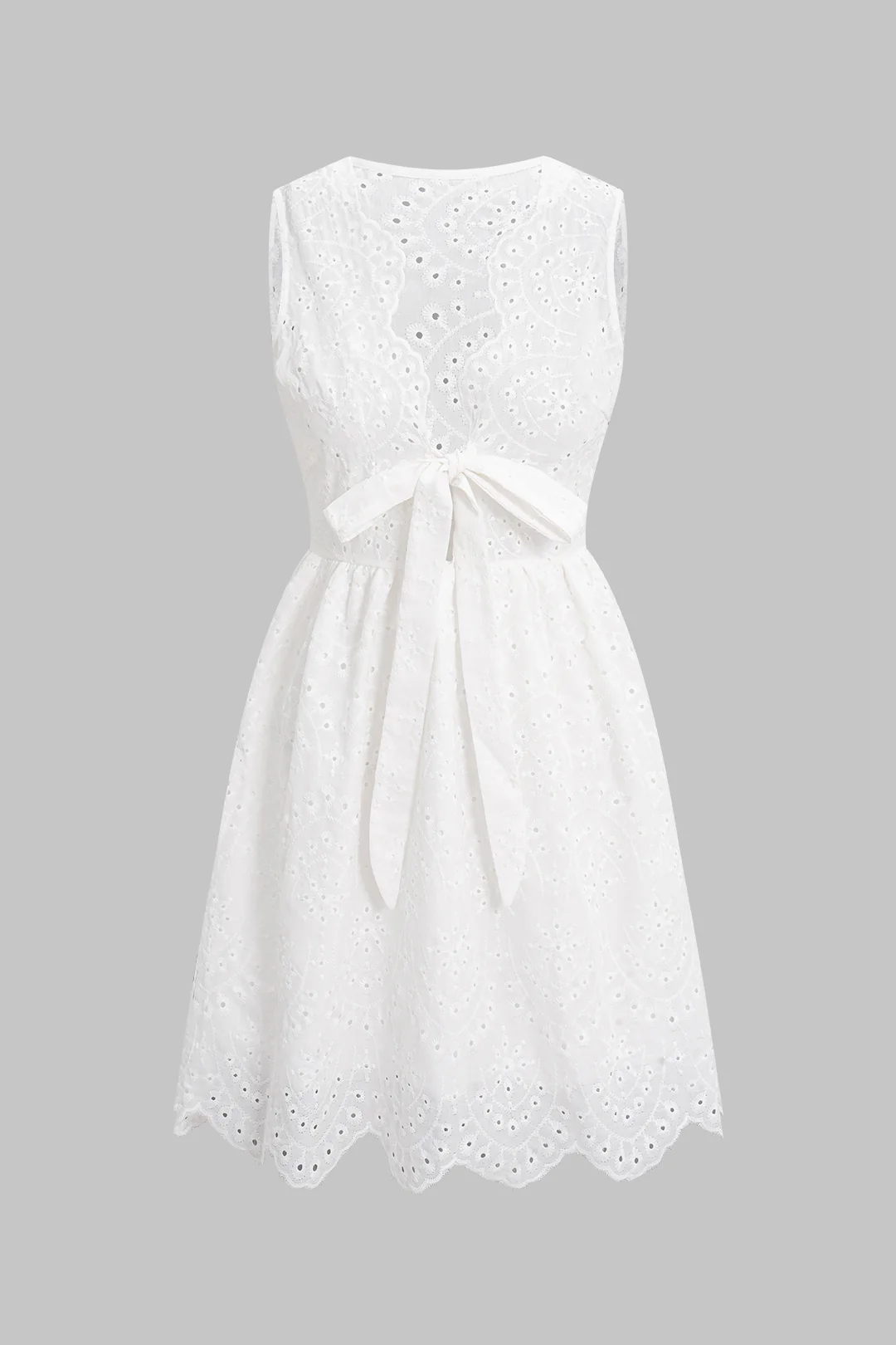 Tie-Up Cut Out Tank Sleeveless Mini Dress