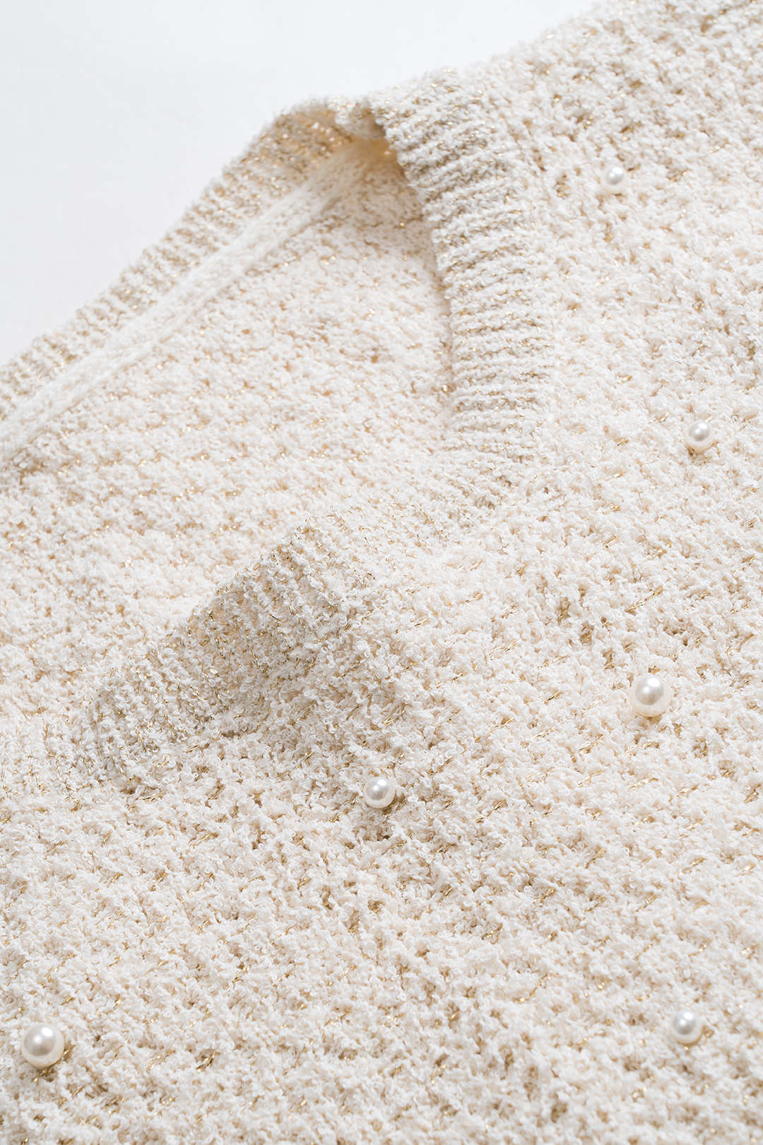 Knit Pearl Sleeveless Dress