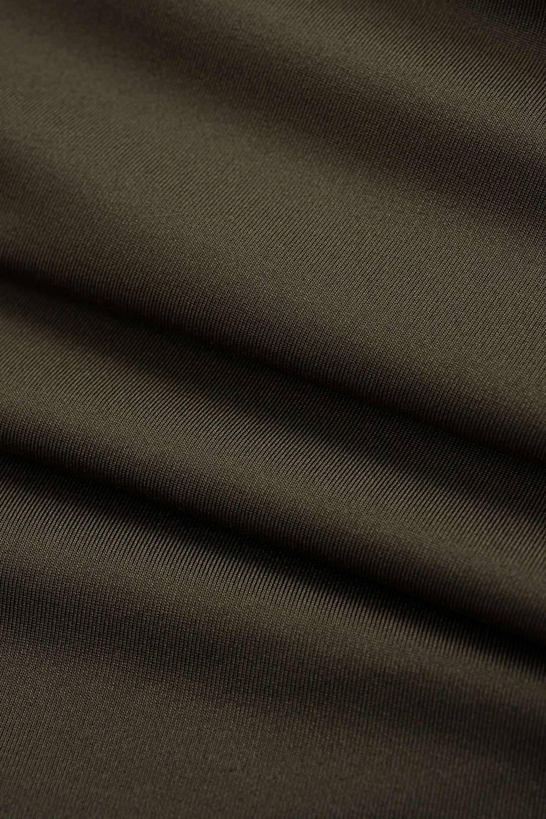 Ruched Leather Belt Decor Side Split Skirt