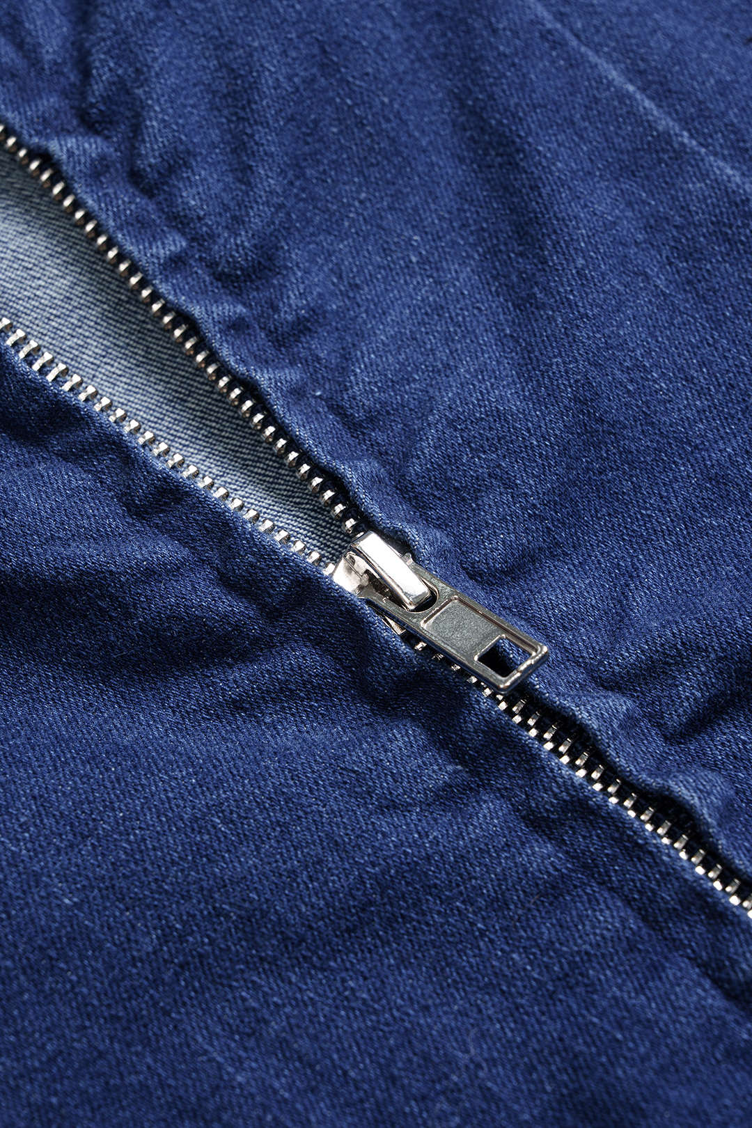 Denim Backless Zipper Sleeveless Dress