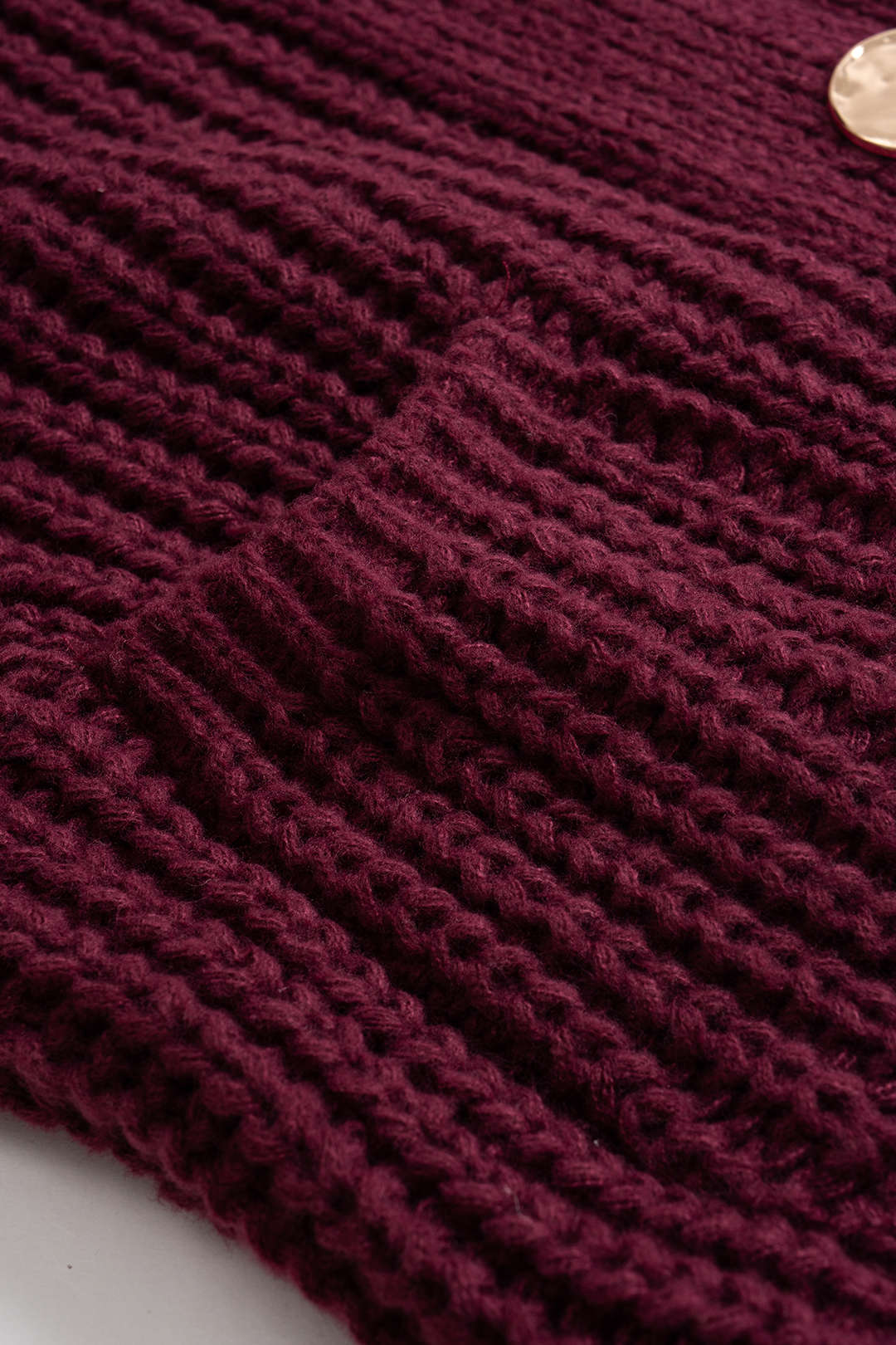 Knit Button Pocket Cardigan