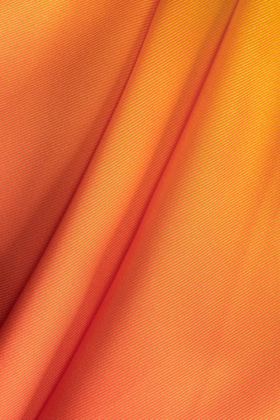 Ombre Print Satin Ruched Tie-Front Zippered Skirt