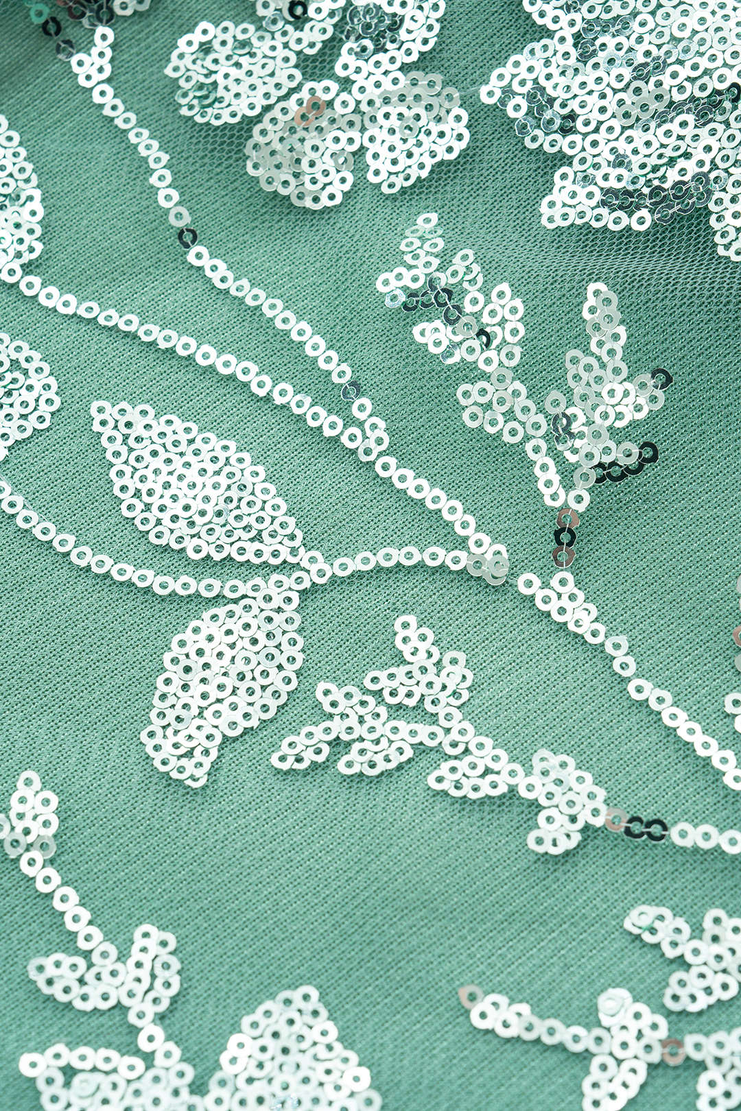 Cut Out Backless Sequin Slip Cami Top