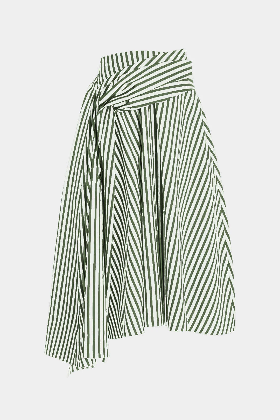 Contrasting Stripe Tie Skirt
