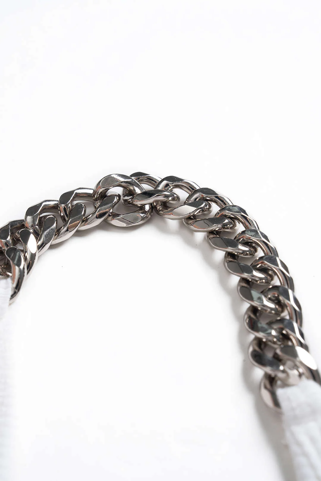 Chain-Adorned Sleeveless Mini Dress