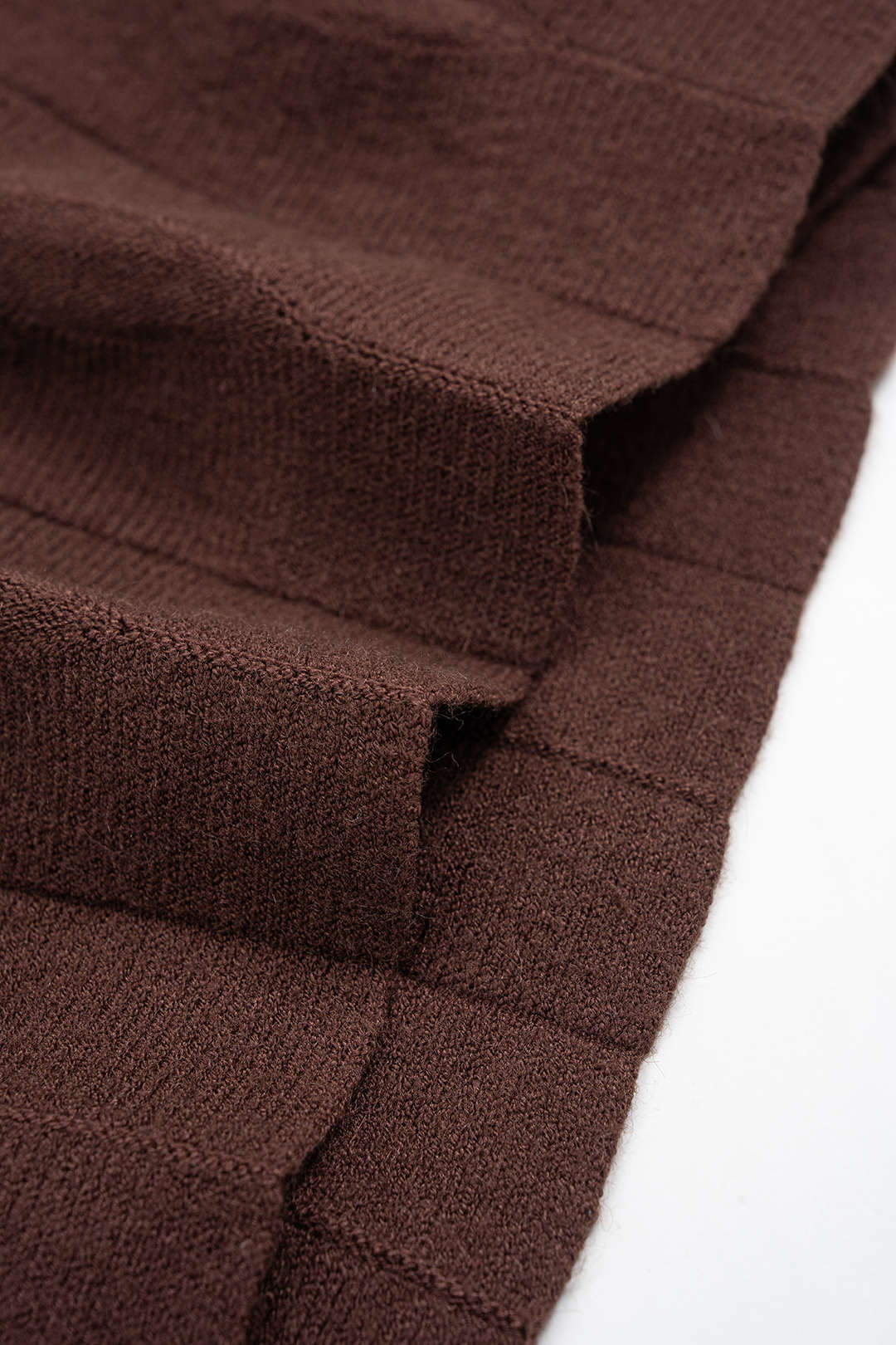 Knit Pleated High Waist Long Skirt