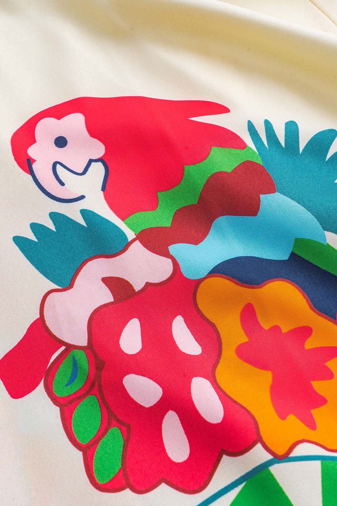 Floral Print Top And Skirt Set