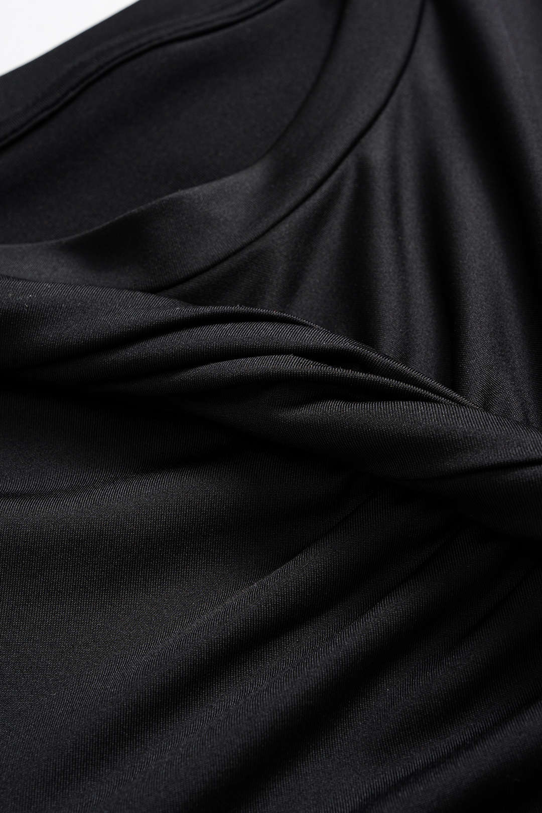 Asymmetrical Twist Knot Short-Sleeved Mini Dress