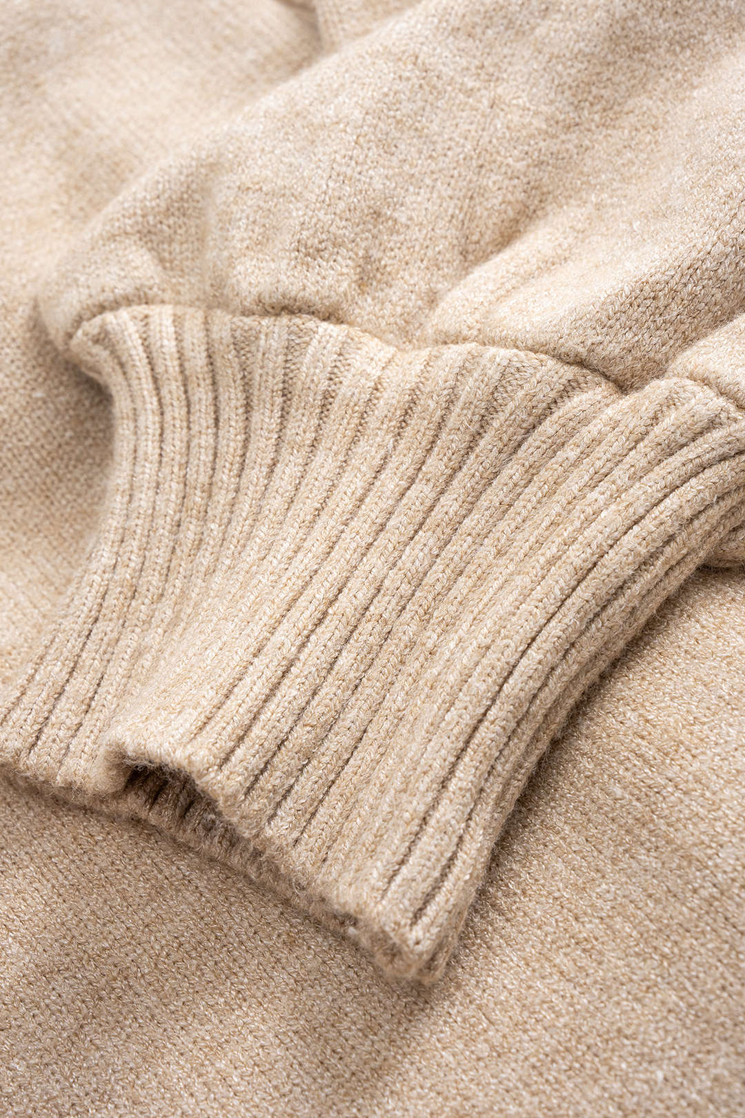 Knit Asymmetrical Button Tie-Up Long Sleeve Dress