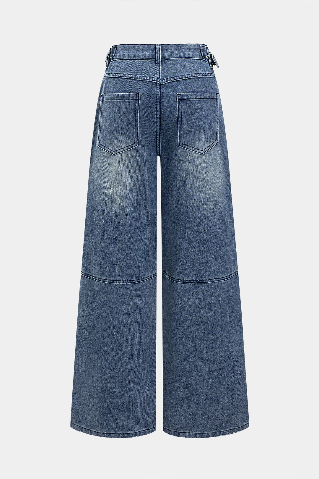Denim Straight-Leg Jeans