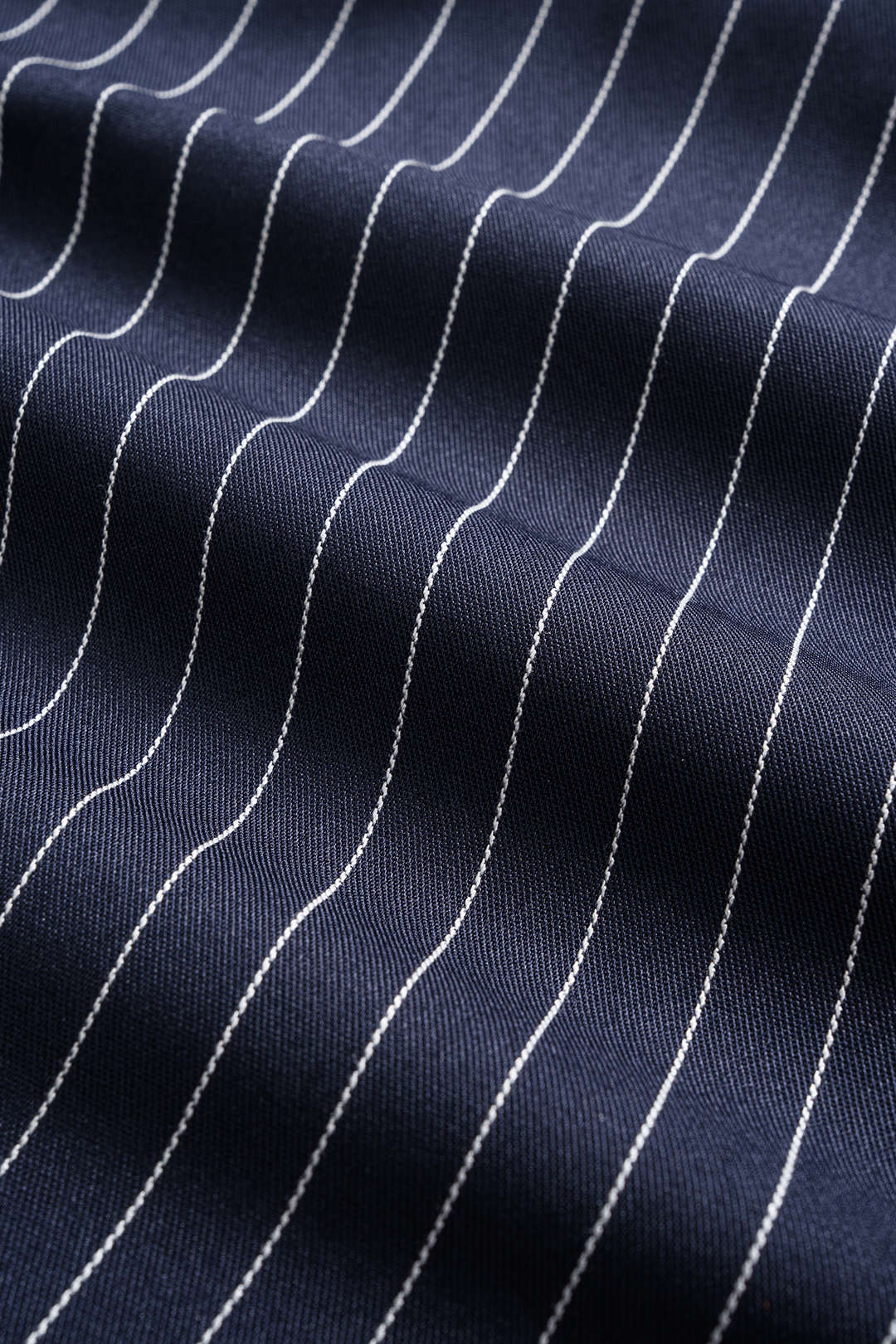 Striped Print Pleated Ruched Shoulder-Padded Long Sleeve Mini Dress