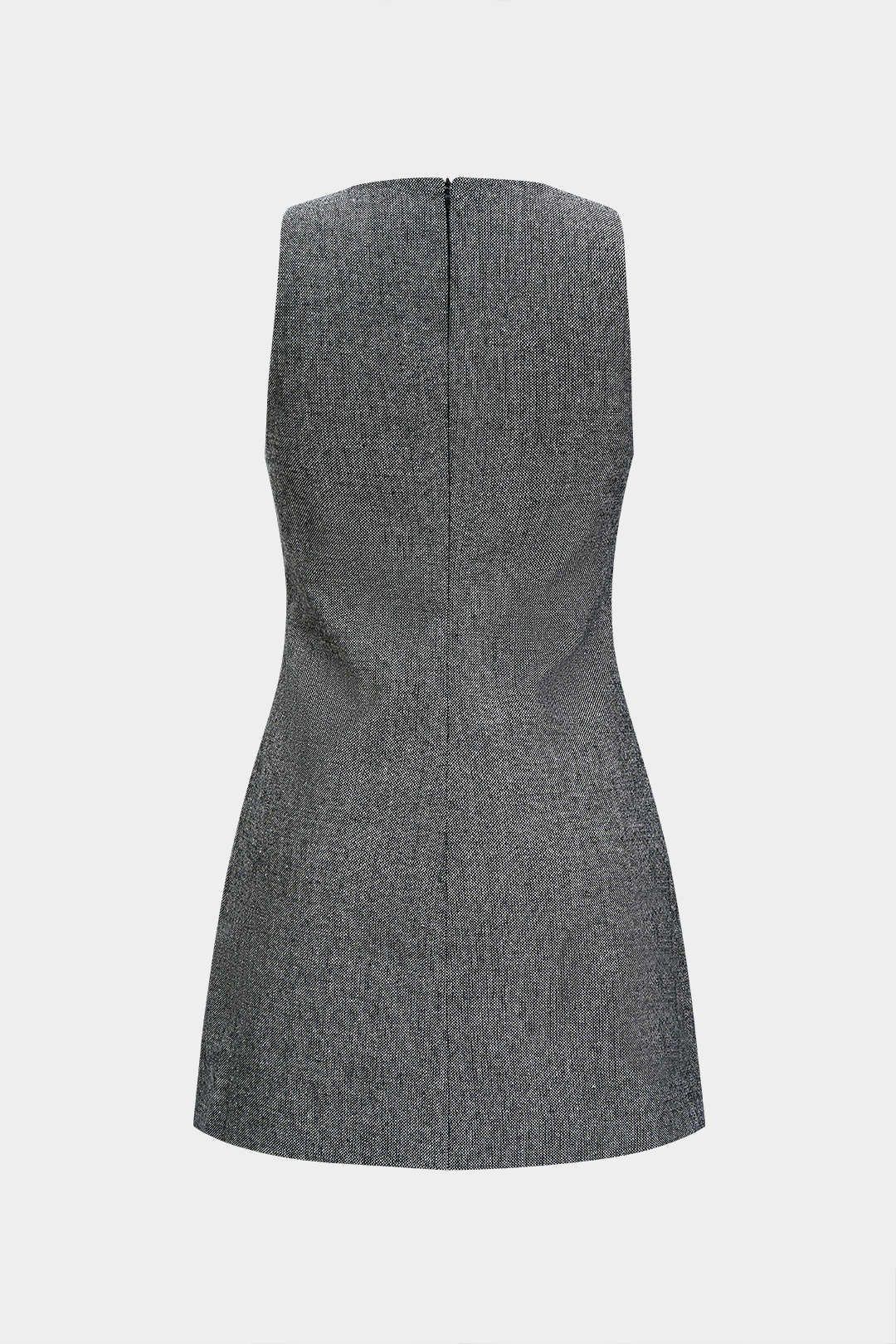 Cut-Out Buckle Sleeveless Mini Dress