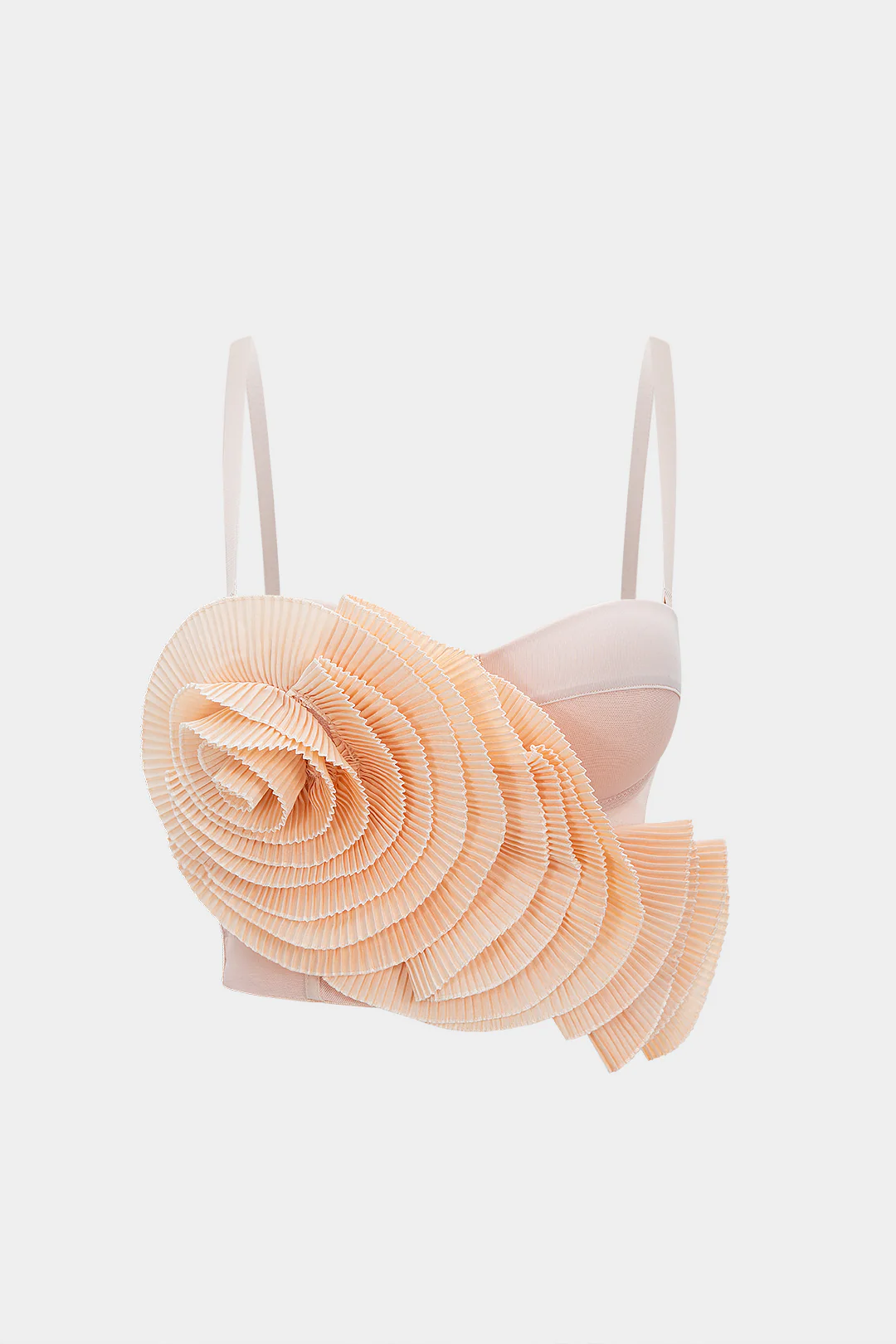 Mesh 3D Floral Patchwork Slip Cami Top