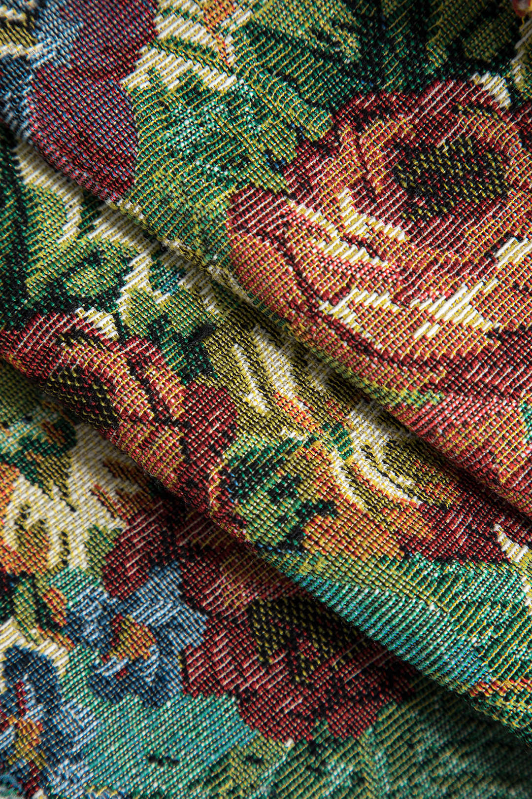 Vintage Floral Print Fringe Zipper Mini Skirt