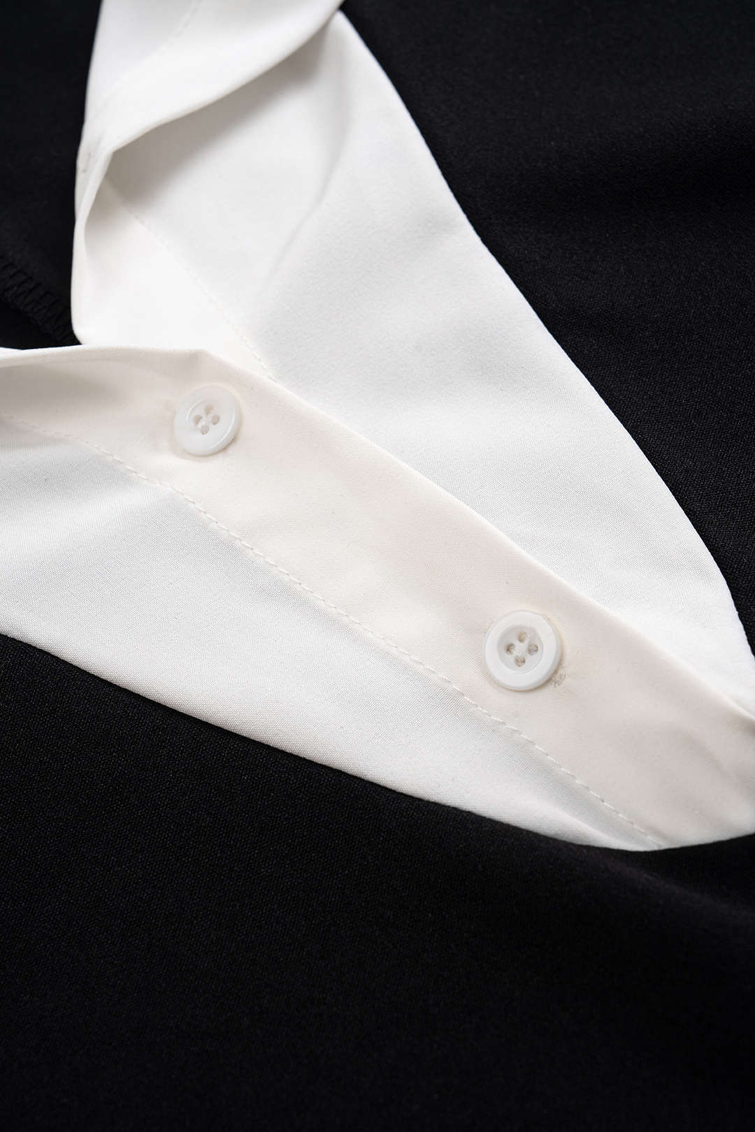 Contrasting Sleeveless Slit Long Dress