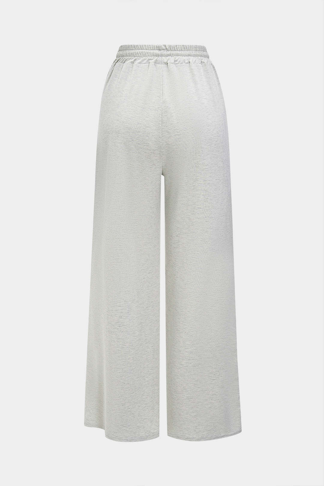 Striped Tank Top and Wide-Leg Pants Set