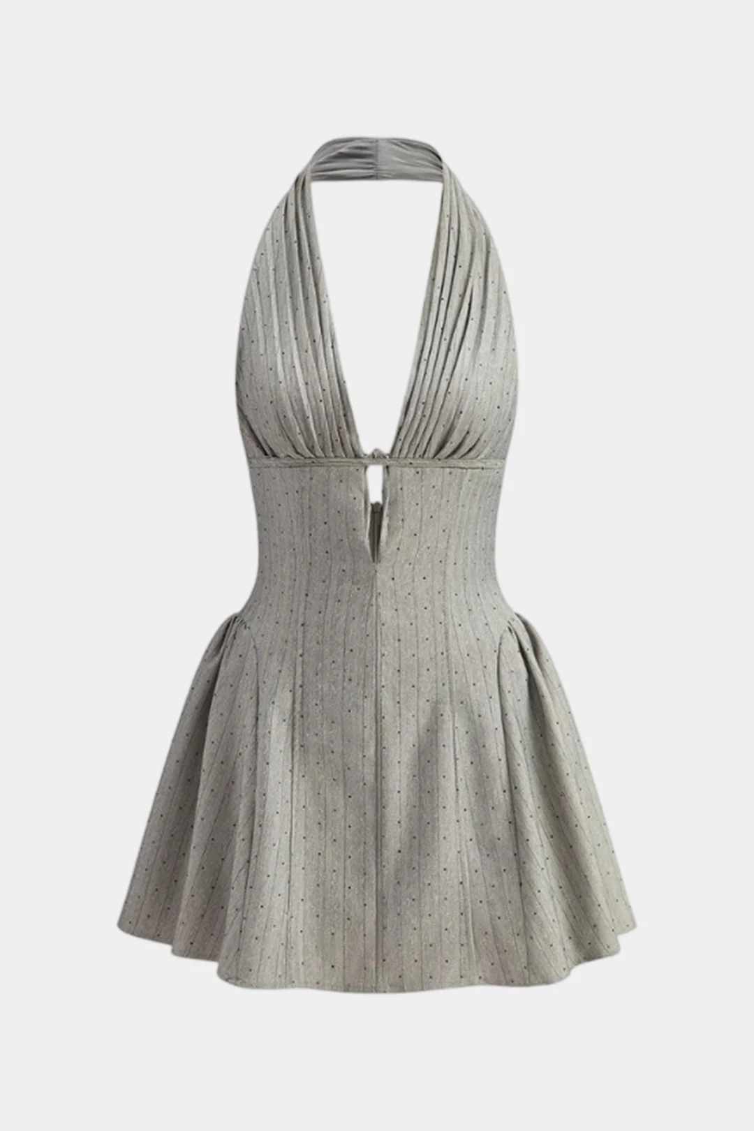 V-Neck Sleeveless Short Dress