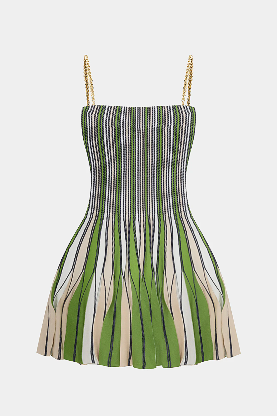 Abstract Contrast Print Slip Sleeveless Mini Dress