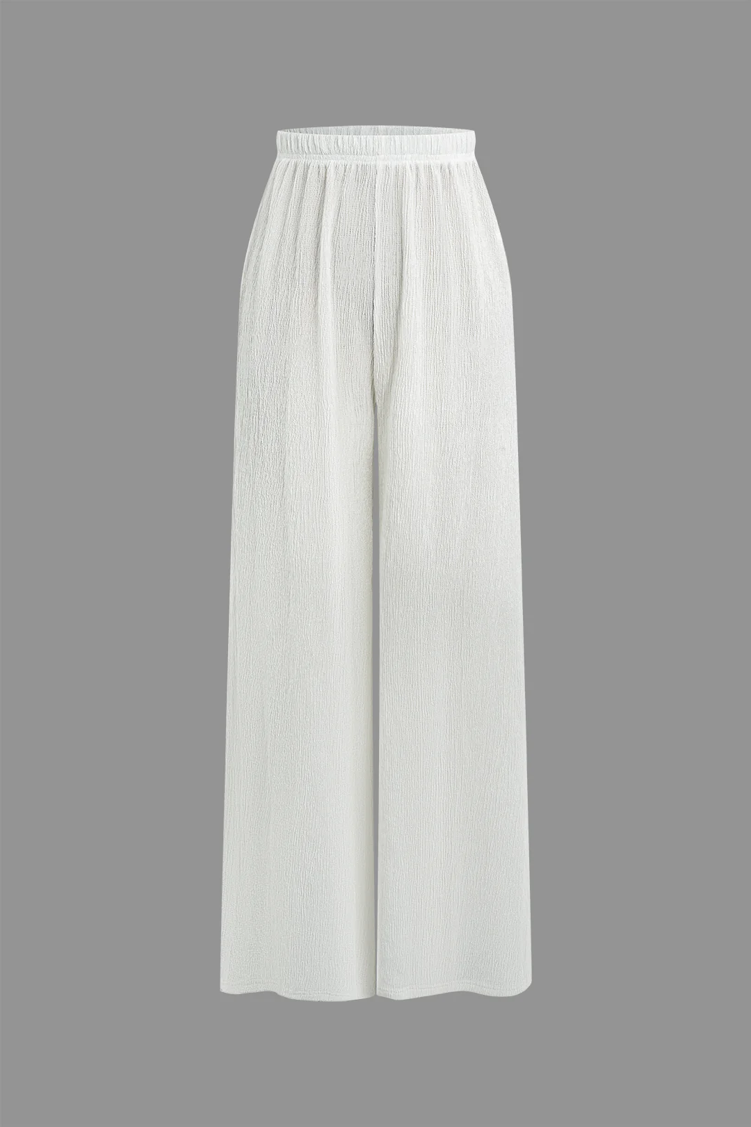 Tie-Waist V-Neck Pants Set